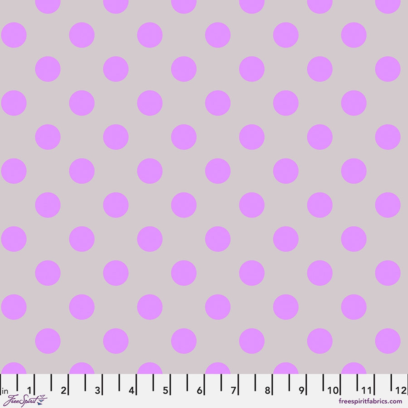 Tula Pink - Neon True Colors - Neon Pom Pom - Mystic